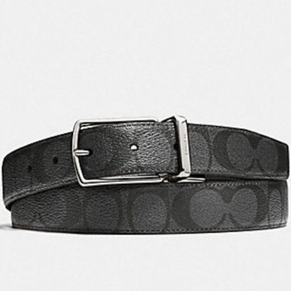 coach MODERN HARNESS REVERSIBLE SIGNATURE Belt - Picture 1 of 2